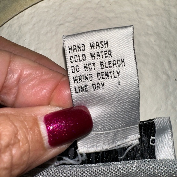 Morgan Taylor Intimates Women's Satin Nightgown SM Clay Blue Green Misty Color - Picture 3 of 11